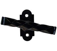 CREMONE POIGNEE DE FENETRE TORSADEE NOIR FER FORGE RUSTIQUE