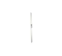 Crémone pompier à poignée rotative en applique finition blanc pour menuiserie bois, aluminium ou pvc city 43002