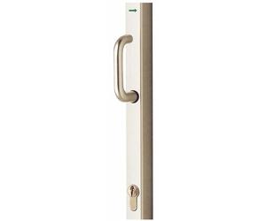 Crémone pompier - poignée rotative et cylindre - 2040 mm - 335 argent VACHETTE