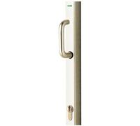 Crémone pompier - poignée rotative et cylindre - 2500 mm - 335 argent VACHETTE