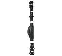 Crémone rustique renforcée RY59 à bouton Confort en fonte brute pour tringle demi-ronde 16 x 8 mm - TORBEL - J380005