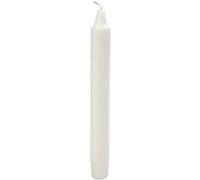 Creotime Bougies 30 pièces 20 x 2,3 cm blanches 8 heures Wit G