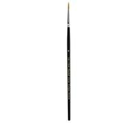 Creotime brosses rondes taille 4 12 pièces Noir G