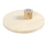 Creotime chandelier en bois de pin de 16 cm chacun Ivoire G
