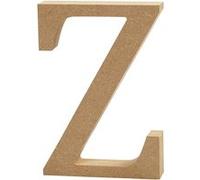 Creotime lettre en bois Z 8 cm Marron G