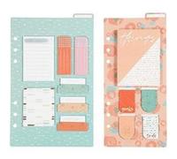 Creotime post-it et marque-page vert menthe/orange Multicolore G