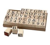 Creativ Company Wooden Stamp Set, 45pcs.