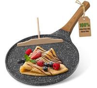 Crêpière 26 cm antiadhésive non toxique sans PTFE ni PFAS