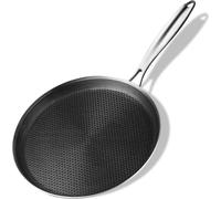Crêpière 28cm acier inoxydable antiadhésif