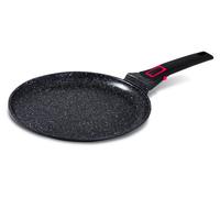 Crêpière de 28 cm, en aluminium forgé, noire, diamètre 28 cm