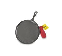 Crêpière en fonte - LODGE - 26cm - Tous feux - Manchon de protection en silicone