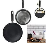 LILY COOK, Crêpièrecm en Aluminium, idéale pour crêpes, Pancakes et omelettes Revêtement antiadhésif pour Un Nettoyage Facile Design Moderne