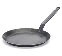 Crêpière poêle à crêpes - Acier bleu - 24 cm - 2 mm d'épaisseur - Bleu