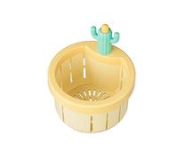 Crépine de déchets de cuisine innovante en forme de cactus, panier de vidange à communiqué de presse, filet de filtre d ' évier multifonctionnel en forme de cactus vert, panier de vidange automatique