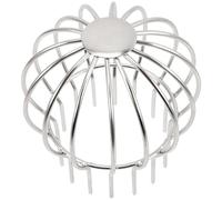 Crépine de Gouttière en Acier Inoxydable Anti-blocage Réutilisable | Surface Argentée Brillante, Protège les Évacuations Feuilles et Débris, Adaptée aux Balcons, Caniveaux et Avaloirs