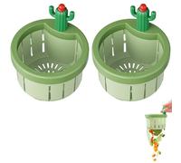 Crépine de Vidange D'évier de Cuisine Cactus,2Pcs pour Éviers 7.8cm