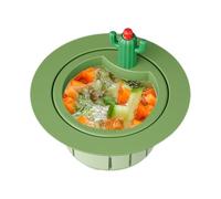Crépine De Vidange D'évier Utilitaire, Filtre D'évier De Cuisine en Forme De Cactus avec Joint, Panier De Vidange, Récupérateur De Nourriture À Décharge Automatique, Filtre À Déchets Anti-colmatage