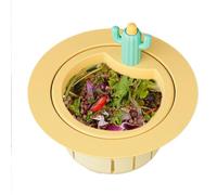 Crépine De Vidange D'évier Utilitaire, Filtre D'évier De Cuisine en Forme De Cactus avec Joint, Panier De Vidange, Récupérateur De Nourriture À Décharge Automatique, Filtre À Déchets Anti-colmatage