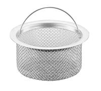 Crépine D'évier De Cuisine - Bouchon De Vidange D'évier | Attrape-Cheveux De avec Poignée | Crépine D'évier Amovible en Acier Inoxydable, Diamètre Extérieur 6,5 Cm