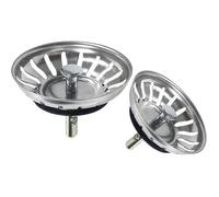 Crépine d'évier de cuisine, filtre de bouchon de crépine d'évier, égouttoir d'évier, bain-diamètre 80 mm (2 paquets)