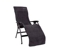 Crespo housse de fauteuil relax en tissu éponge taille L - Gris
