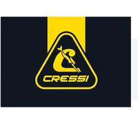 Cressi Carpet 100 X 70cm Black/Yellow - Tapis d'Entrée Extérieur et Intérieur pour Magasins et Bureaux, Antidérapant et Lavable en Machine, Ultra-Absorbant, Noir/Jaune, 100 X 70cm
