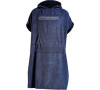 Cressi Poncho Robe Blue Navy L/XL 92x118 cm - Peignoir Poncho de protection polyvalent, Bleu Navy, Unisex