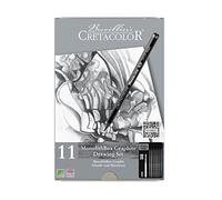 Cretacolor 204 30 - Monolith Set de 11 pièces avec gomme et taille-crayon