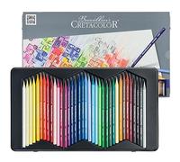 CRETACOLOR Aqua Monolith, crayon d'artiste à mine pleine aquarellable, 36 couleurs, hautement pigmenté, pour des lignes fines et de grandes surfaces
