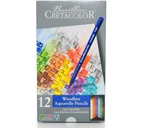 Cretacolor Crayons aquarelle Aqua Monolith 12 pièces Set de crayons de couleur