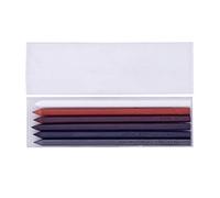 CRETACOLOR Mines pour artistes 5,6 mm Mine 6 pièces dans un étui plastique Graphite Lead Set, utilisation polyvalente, pigmentation complète