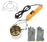 Creuset de fusion portable pour plomb, four de fusion et de soudage rapide (3 à 8 min), capacité 500/1500/3000 g, idéal pour la fonte d'étain et de plomb et les travaux manuels en métal 150W