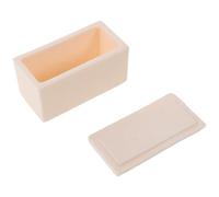 Creuset en Corindon avec Couvercle, Bateau Demi-rond, 1700°c | Oxyde D’aluminium, Surface Dense et Lisse, pour Fours Tubulaires et Travaux Thermiques