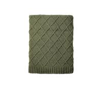 CREVENT Couverture tricotée bohème de style rustique pour canapé, chaise, lit, décoration d'intérieur, douce, chaude, confortable, légère pour printemps, été, automne (127 x 152,4 cm, chenille verte)
