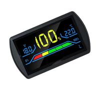 CRFFZ Écran LCD 7-100 V - Capacité de la batterie avec affichage de la température - Compteur numérique pour moniteur de capacité de batterie numérique ternaire