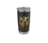 Cri Chacal Bureau Salle De Pause Animal Gobelet isotherme en acier inoxydable double paroi