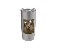 Cri Grand Koudou Bureau Salle De Pause Animal Gobelet isotherme en acier inoxydable double paroi