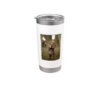 Cri Jaguar Bureau Salle De Pause Animal Gobelet isotherme en acier inoxydable double paroi