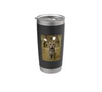 Cri Ocelot Bureau Salle De Pause Animal Gobelet isotherme en acier inoxydable double paroi