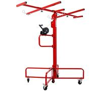 Cric élévateur pour cloison sèche de 4,9 m avec roulettes roulantes, capacité de 68 kg, feuille maximale de 1,2 x 4,9 m, outil de levage professionnel de plafond pour cloison sèche pour construction