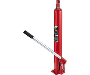 Cric hydraulique à longue course, capacité de 4 tonnes/8818 lb, avec pompe à piston unique et base plate, nacelle élévatrice manuelle avec poignée, pour grues de garage/atelier, pont élévateur pour mo