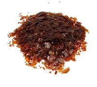 CRIGEMA - Gomme-laque désertée Orange en flocons - 50 g - Emballé dans un sac avec fermeture éclair refermable (DECERATA ORANGE)