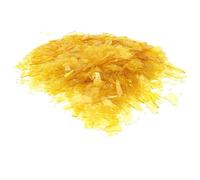 CRIGEMA - Gomme-laque désertée platine en flocons - 50 g - Emballé dans un sac avec fermeture éclair refermable (DECERATA PLATINA)