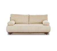 Bestmobilier Canapé droit 3 places Cristal - Beige