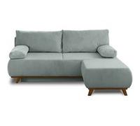 Bestmobilier Canapé droit Cristal - Bleu