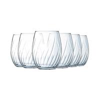 Cristal d'Arques Paris Verre à Eau Swirly 36 cl Lot de 6
