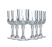 Cristal d'Arques Paris Verre à Vin Longchamp 17 cl Lot de 6