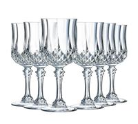 Cristal d'Arques Paris Verre à Vin Longchamp 25 cl Lot de 6
