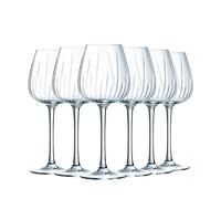 Cristal d'Arques Paris Verre à Vin Swirly 35 cl Lot de 6