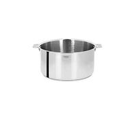 Cristel - C18QMP- Casserole inox 18cm sans poignée amovible- Collection Casteline